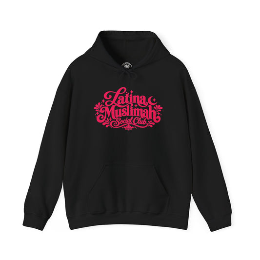 "Being A Muslimah" Pink Script Hoodie — Women's Islamic Faith Pullover