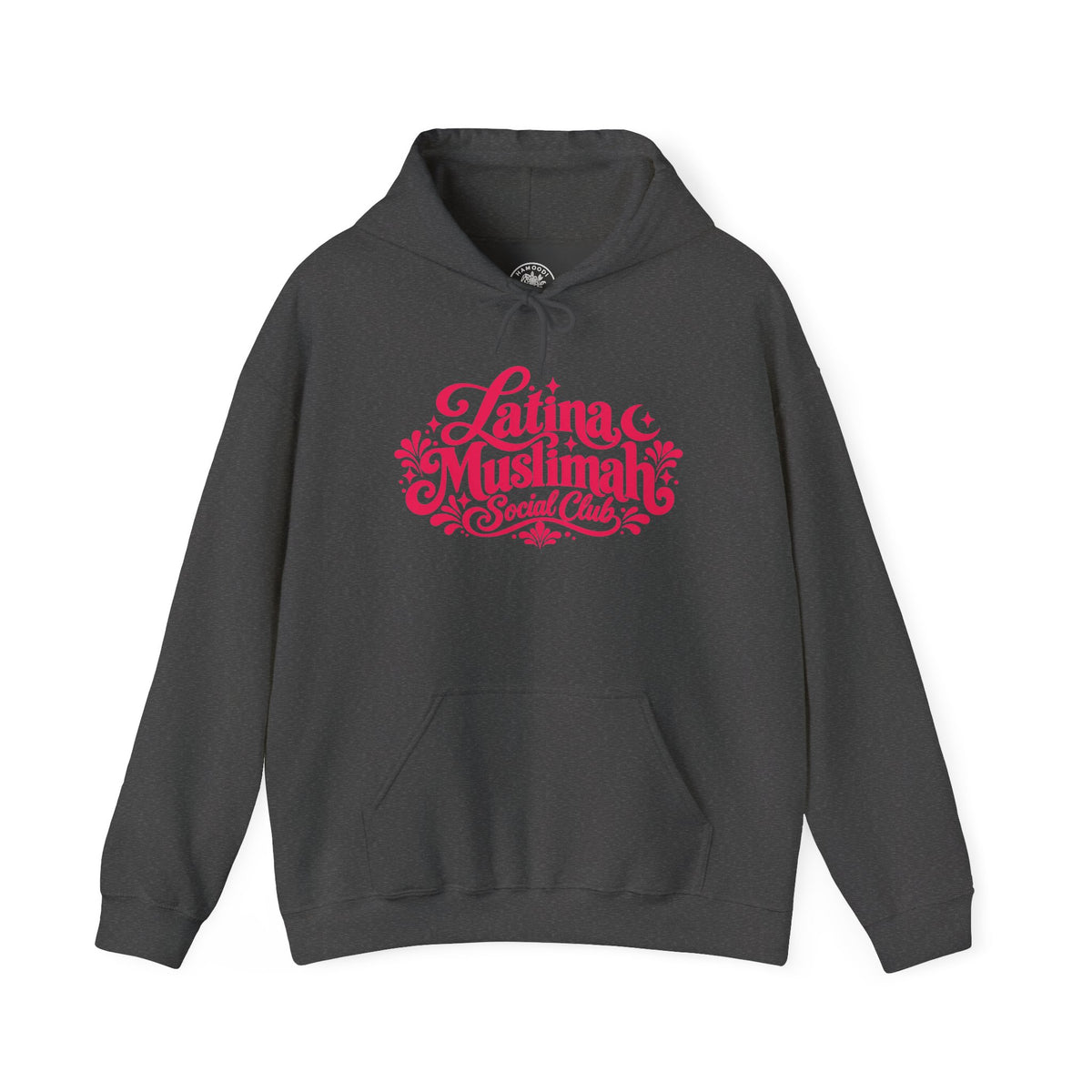 "Being A Muslimah" Pink Script Hoodie — Women's Islamic Faith Pullover