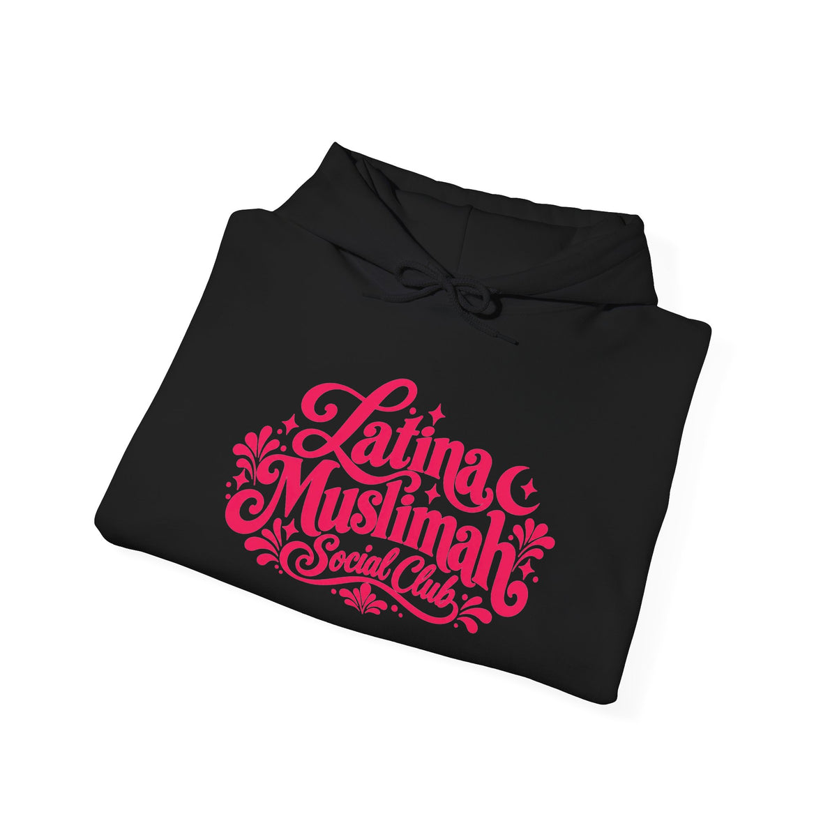 "Being A Muslimah" Pink Script Hoodie — Women's Islamic Faith Pullover