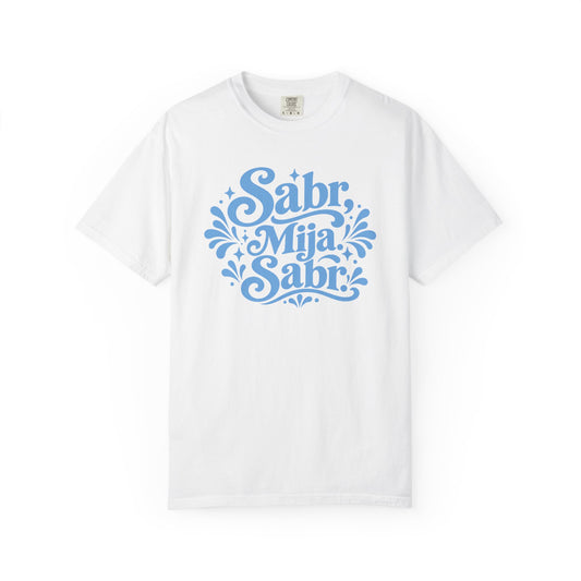 Sabr, Mija, Sabr Tee — Garment-Dyed Inspirational Arabic-Spanish Shirt