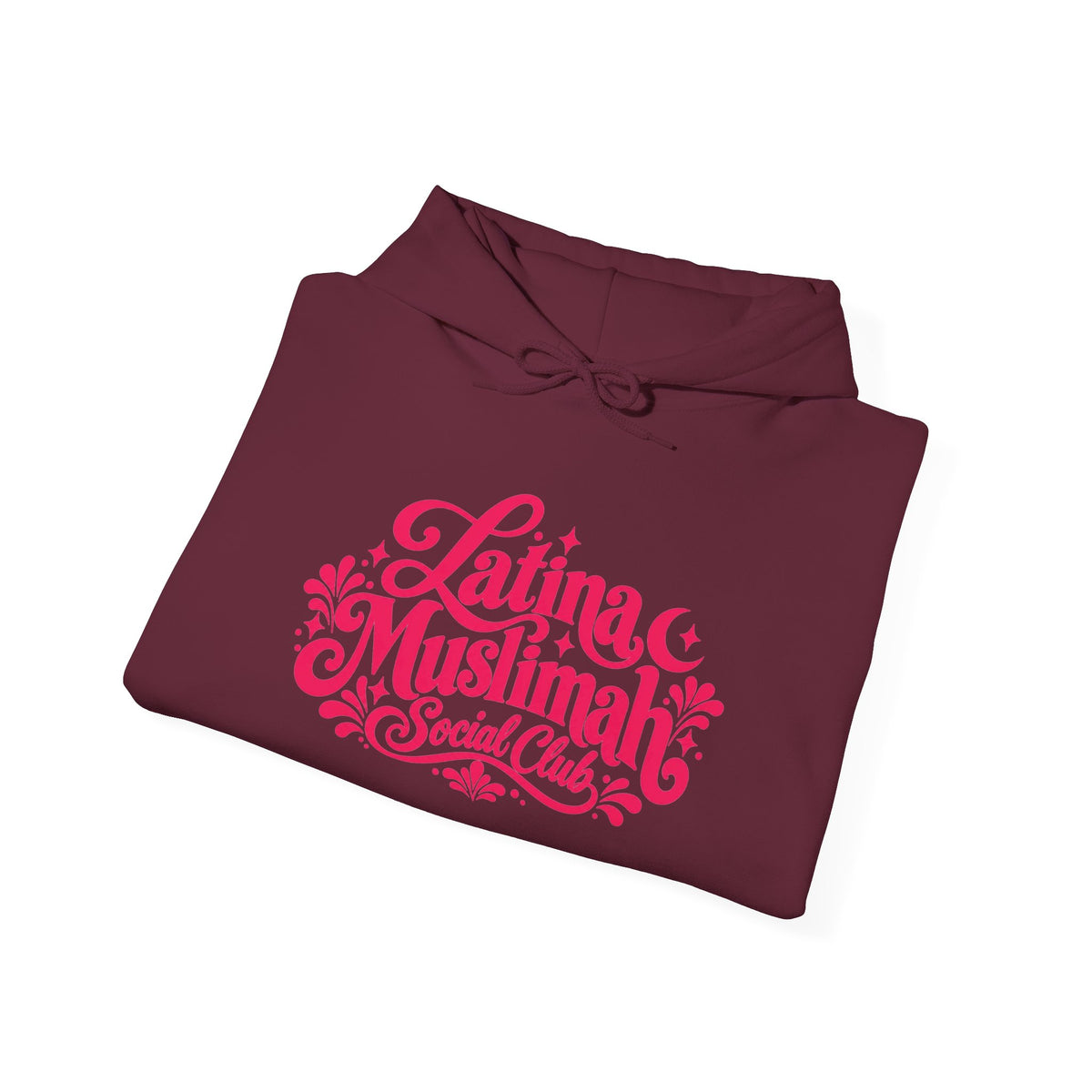 "Being A Muslimah" Pink Script Hoodie — Women's Islamic Faith Pullover