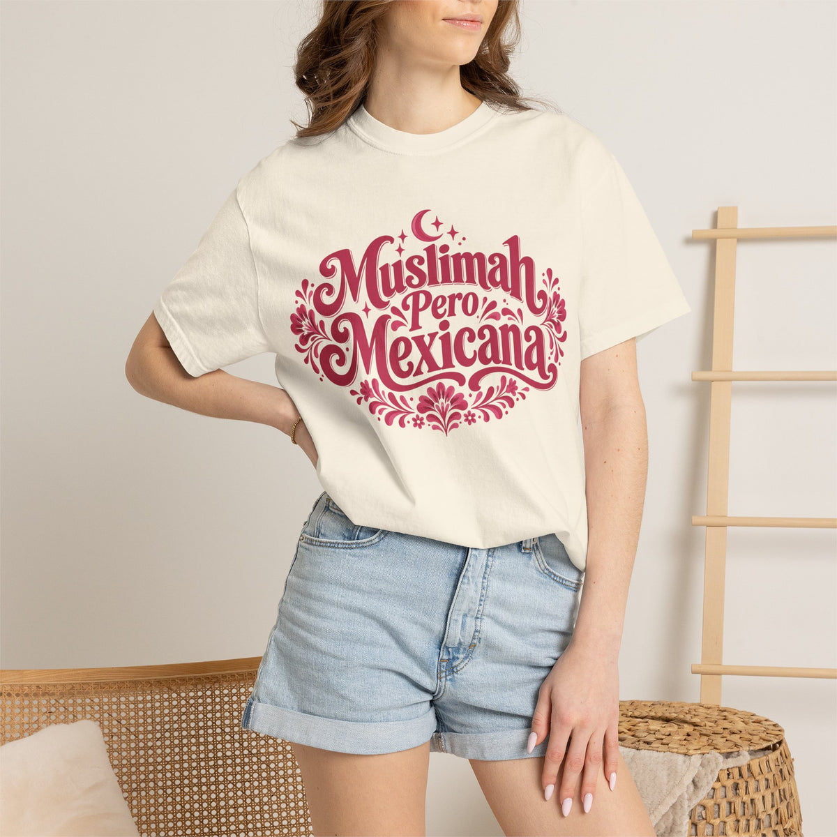 Muslimah Pero Mexicana T-Shirt — Proud Bilingual Cultural Tee