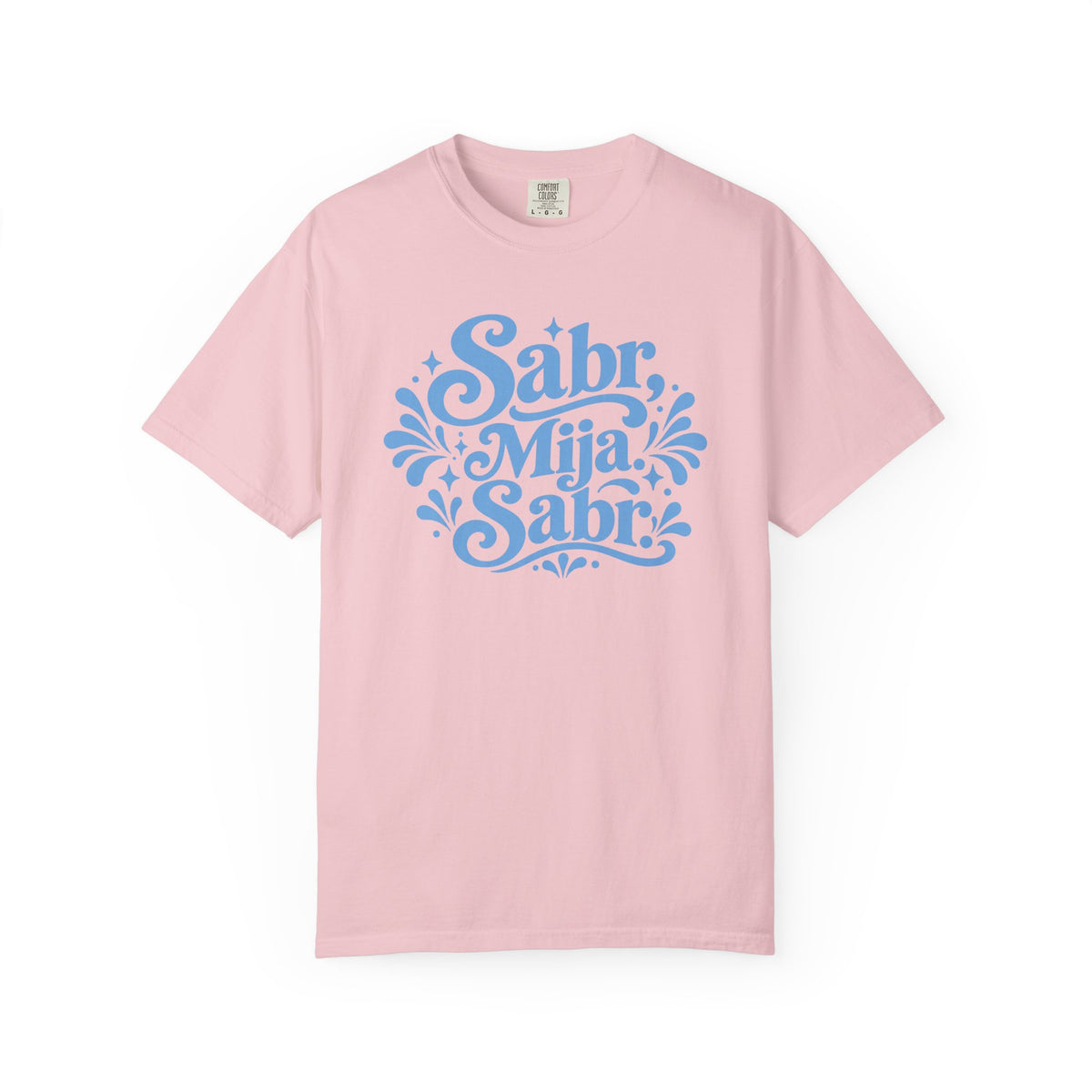 Sabr, Mija, Sabr Tee — Garment-Dyed Inspirational Arabic-Spanish Shirt