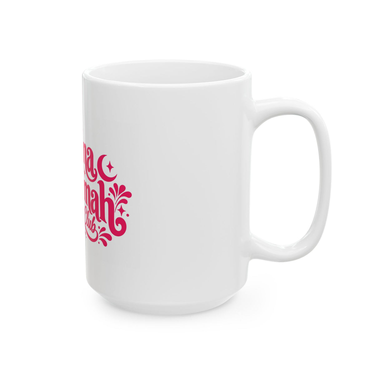 Latina Muslimah Social Club Ceramic Mug — 11oz & 15oz Inspirational Coffee Cup