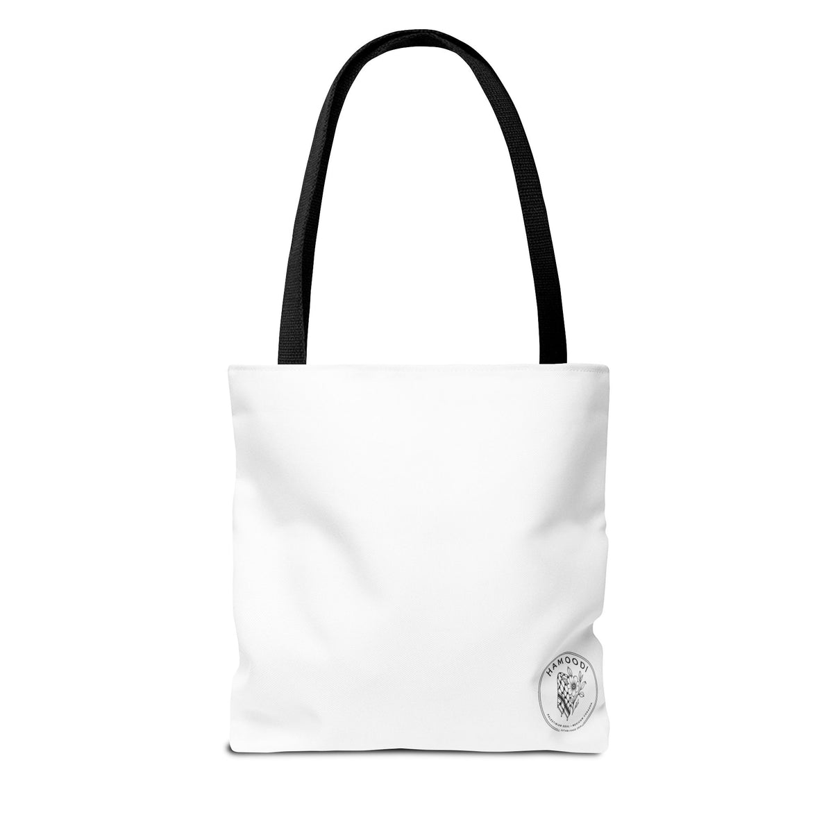 Latina Muslimah Social Club Tote Bag — Feminine Pink Script All-Over Print