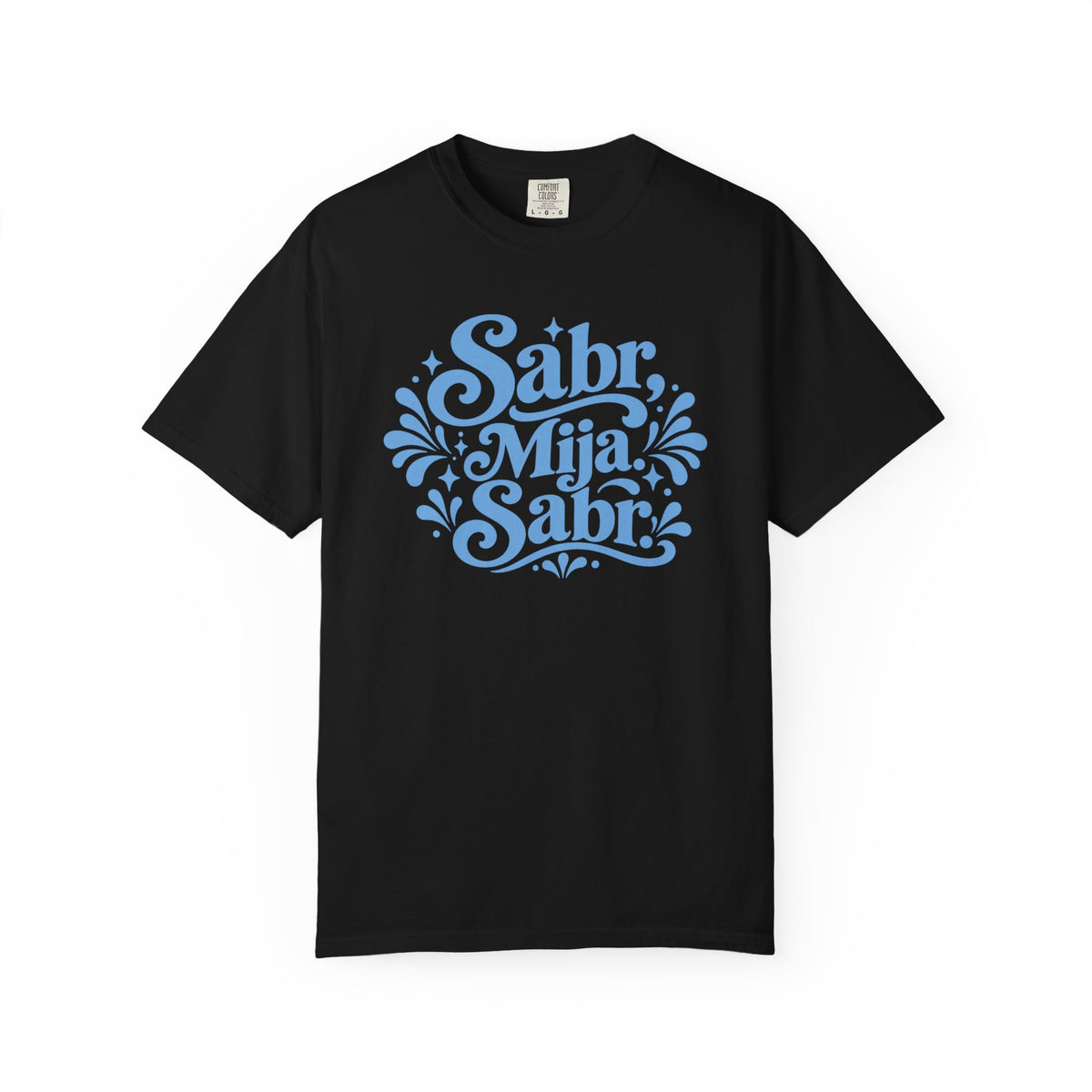 Sabr, Mija, Sabr Tee — Garment-Dyed Inspirational Arabic-Spanish Shirt