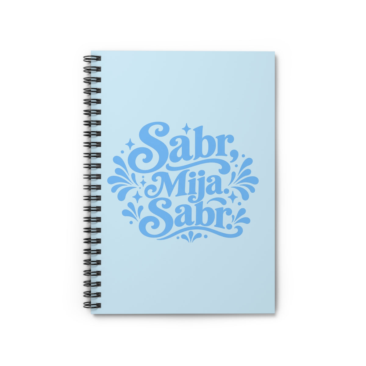 Sabr Mija Sabr Spiral Notebook – Inspirational Arabic Phrase Ruled Journal