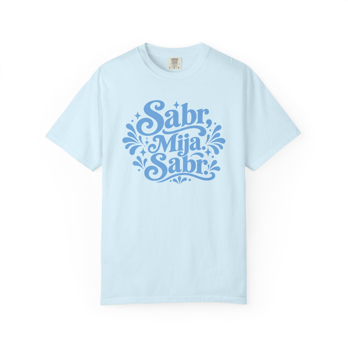 Sabr, Mija, Sabr Tee — Garment-Dyed Inspirational Arabic-Spanish Shirt