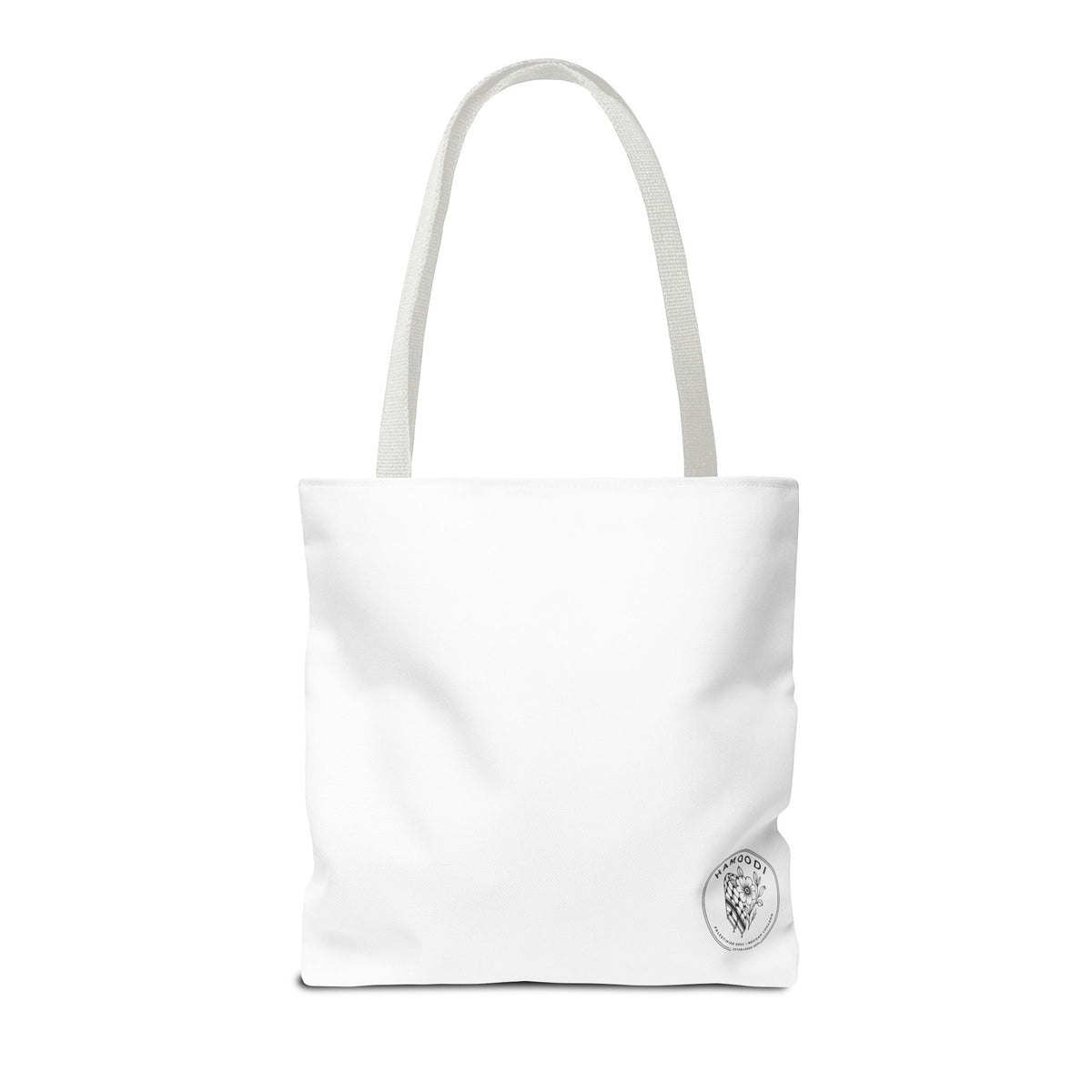 Latina Muslimah Social Club Tote Bag — Feminine Pink Script All-Over Print