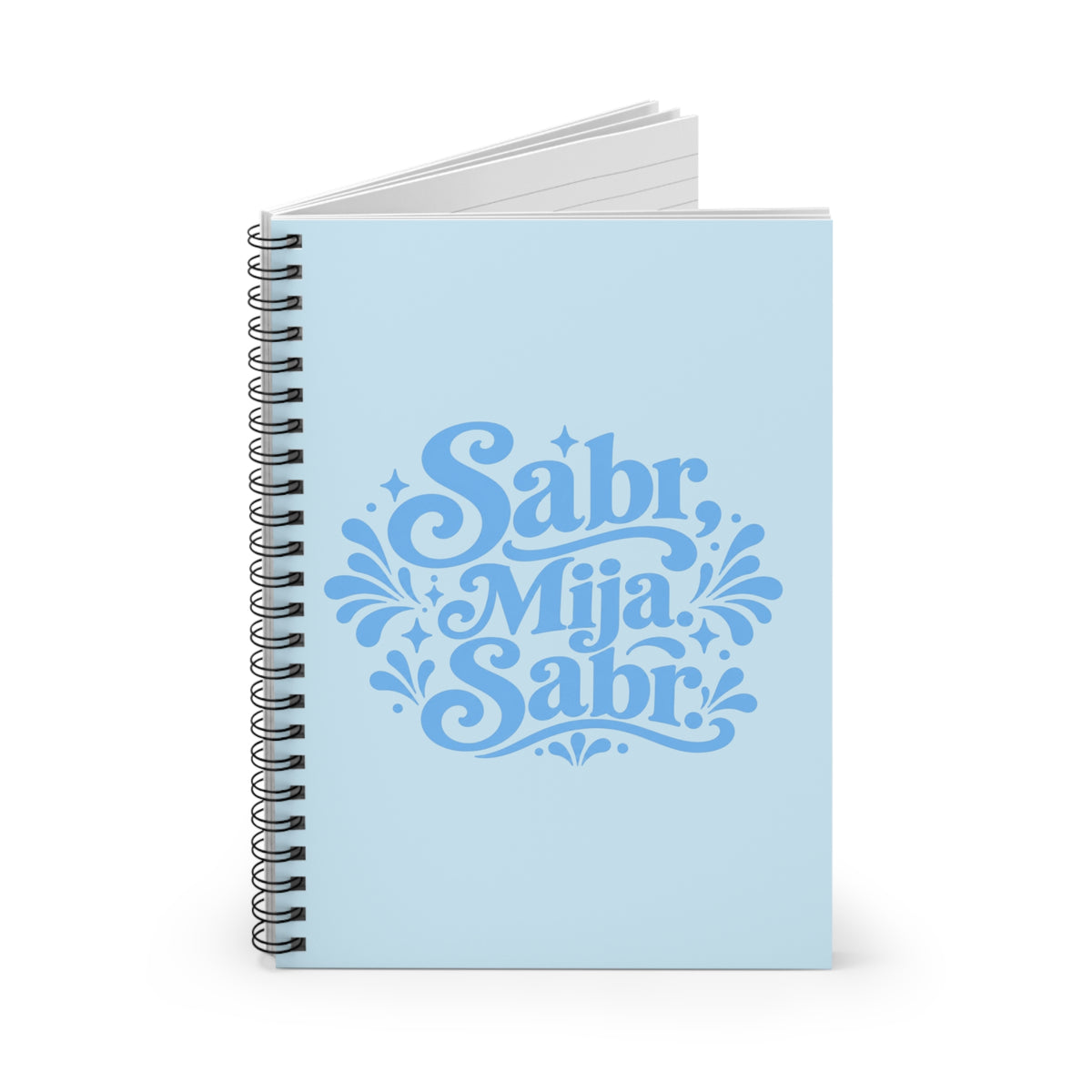 Sabr Mija Sabr Spiral Notebook – Inspirational Arabic Phrase Ruled Journal