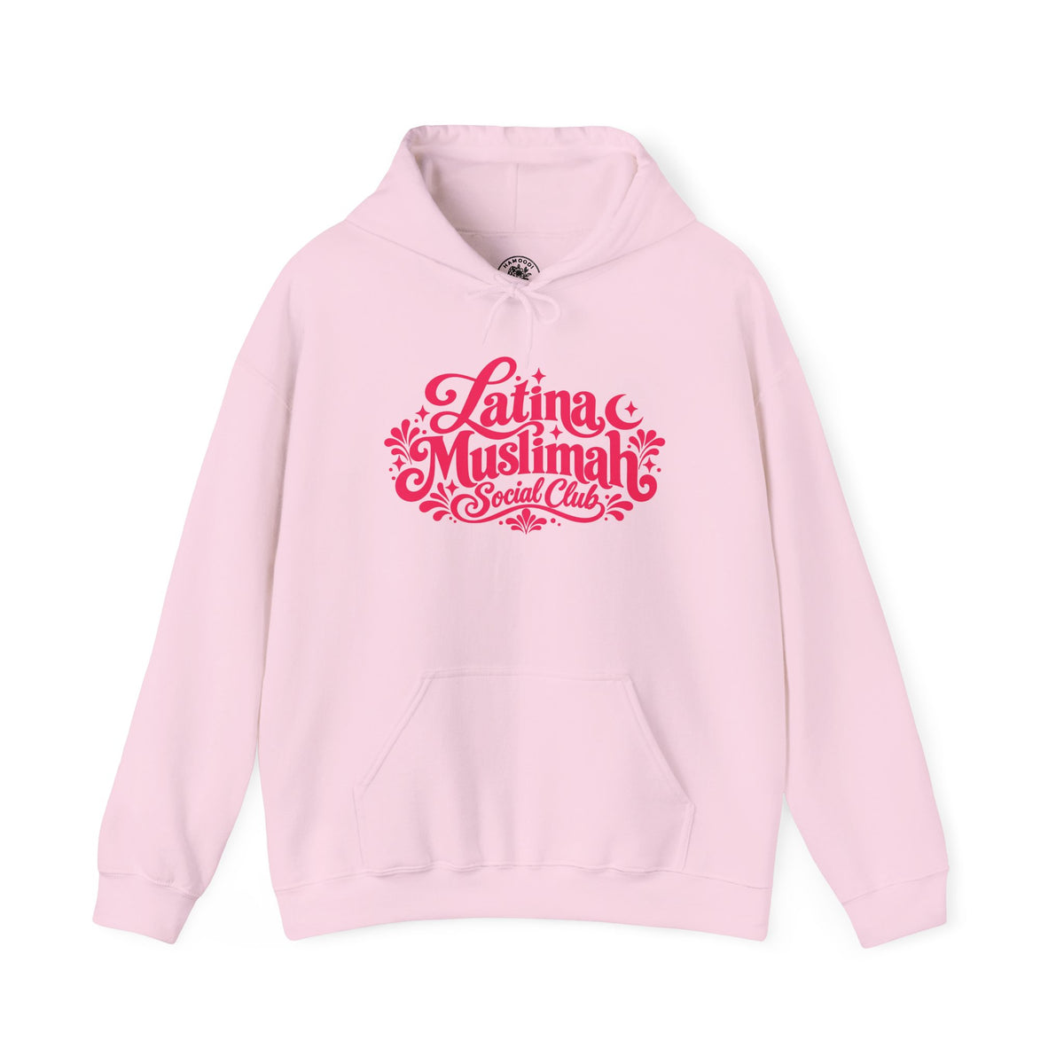 "Being A Muslimah" Pink Script Hoodie — Women's Islamic Faith Pullover
