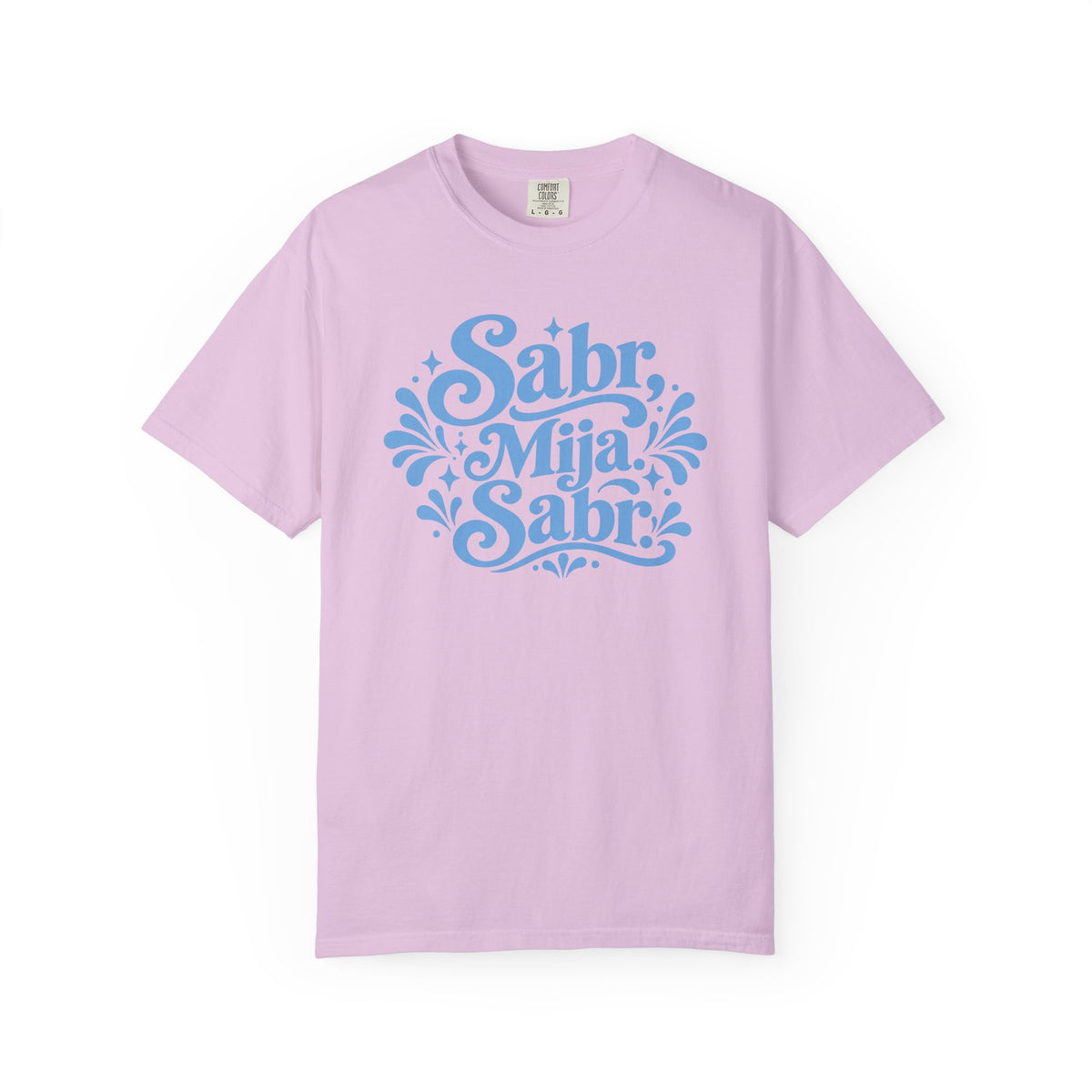 Sabr, Mija, Sabr Tee — Garment-Dyed Inspirational Arabic-Spanish Shirt