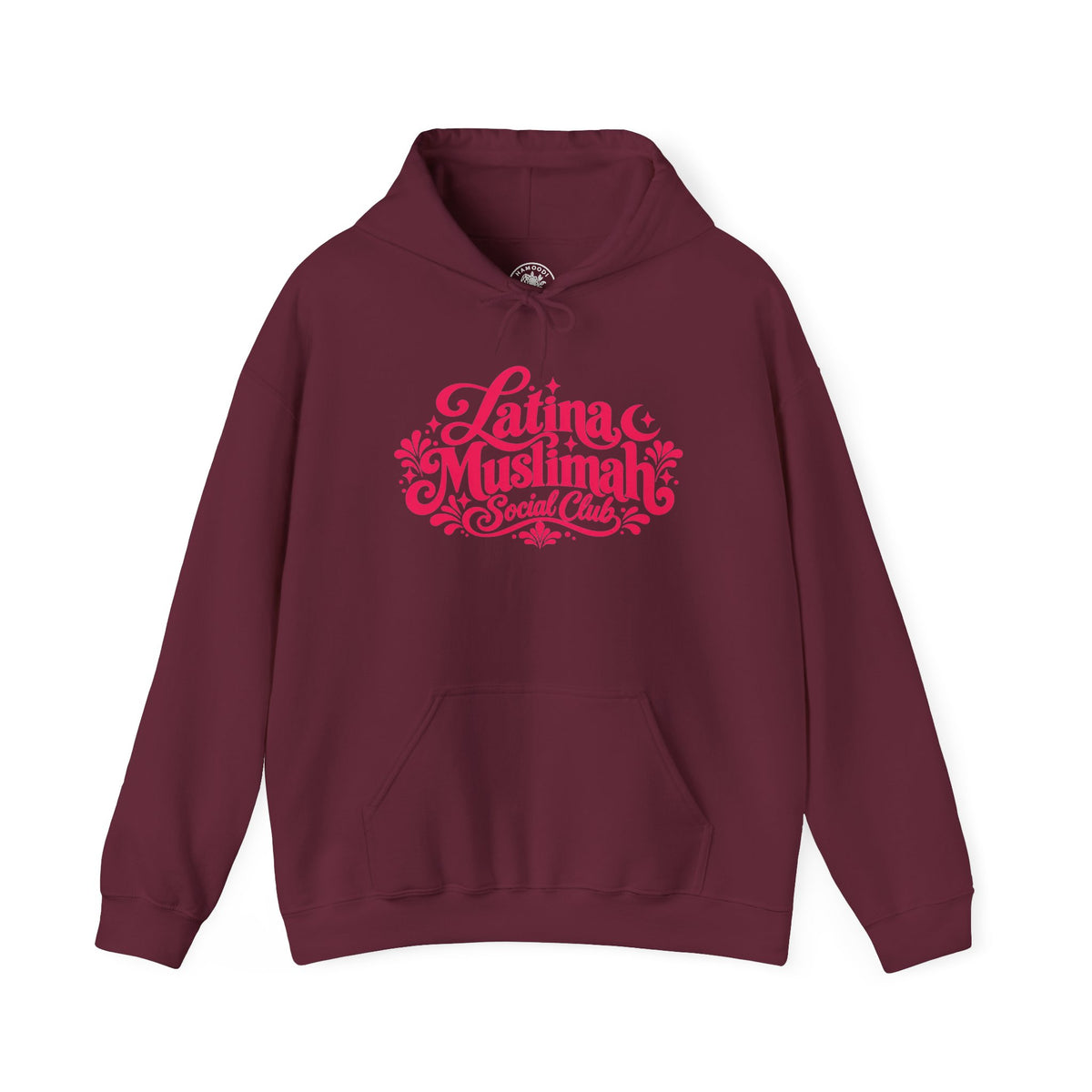 "Being A Muslimah" Pink Script Hoodie — Women's Islamic Faith Pullover