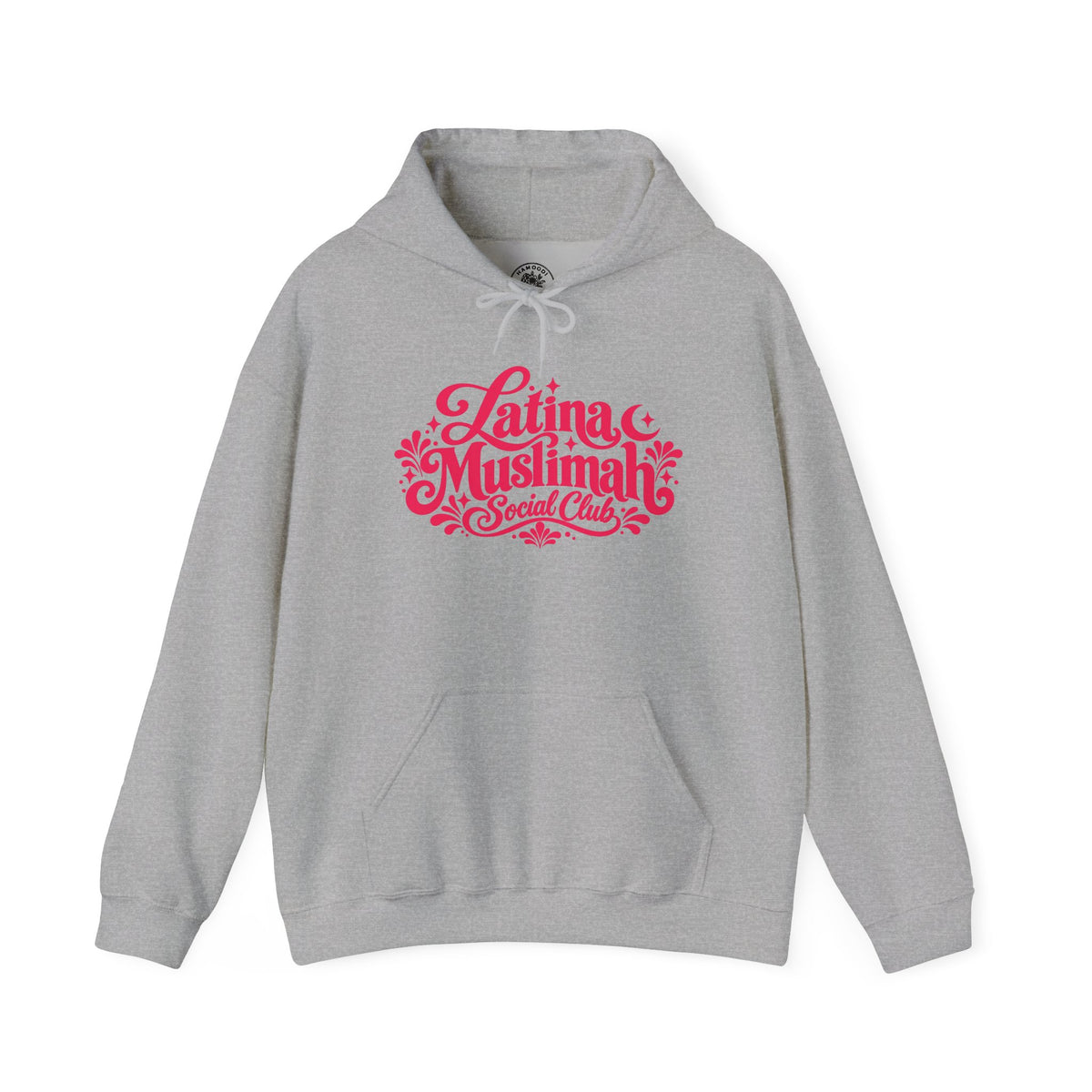 "Being A Muslimah" Pink Script Hoodie — Women's Islamic Faith Pullover