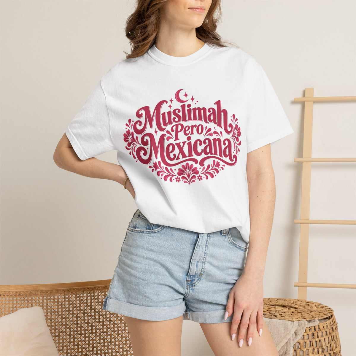 Muslimah Pero Mexicana T-Shirt — Proud Bilingual Cultural Tee