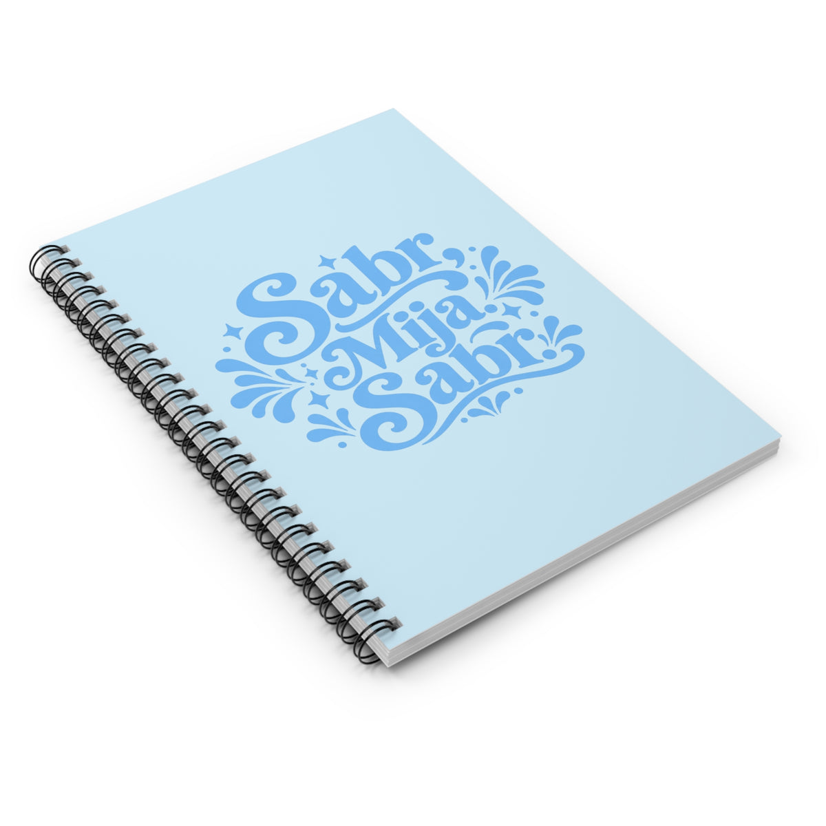 Sabr Mija Sabr Spiral Notebook – Inspirational Arabic Phrase Ruled Journal